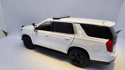 Chevrolet Tahoe PPV 2025 (Police Pursuit Vehicle) - Escala 1/24 - MotorMax - (Sin Caja)