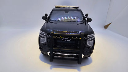 Chevrolet Tahoe PPV 2025 (Police Pursuit Vehicle) - Escala 1/24 - MotorMax - (Sin Caja)