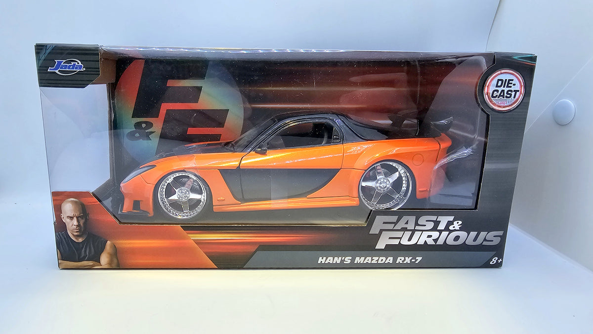 Mazda RX-7 de Han - "RAPIDO Y FURIOSO 3 Reto Tokio" - Escala 1/24 - Jada