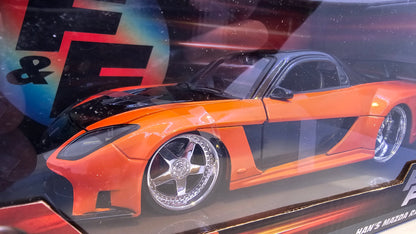 Mazda RX-7 de Han - "RAPIDO Y FURIOSO 3 Reto Tokio" - Escala 1/24 - Jada