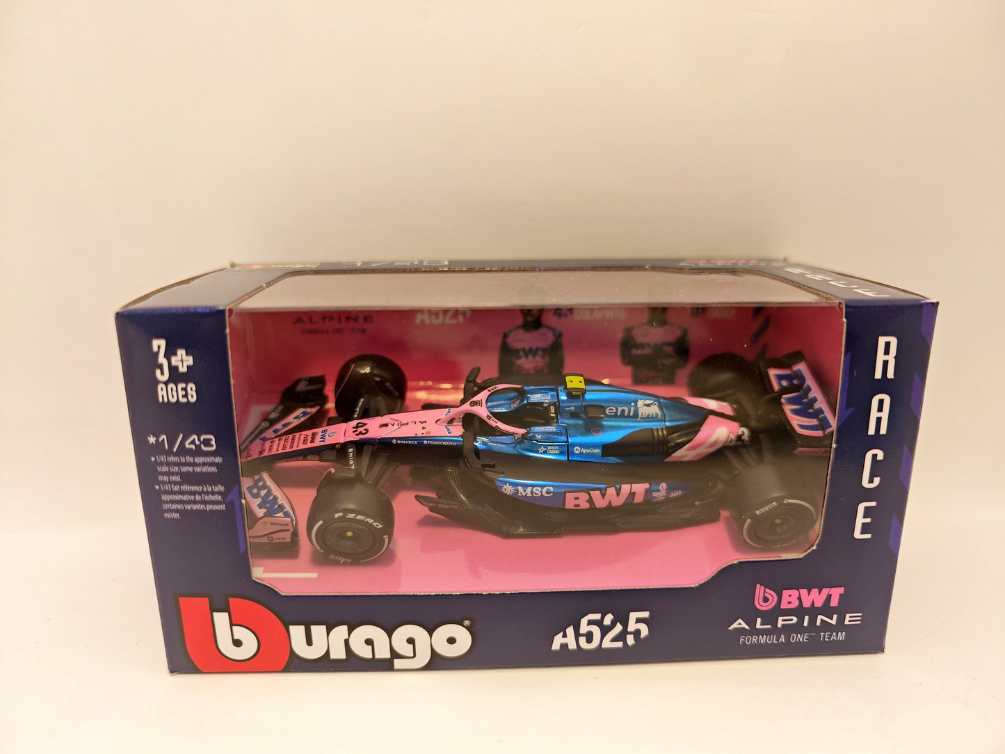 Alpine Formula 1 A525 #43 Franco Colapinto - 2025 - F1 Burago Escala 1/43