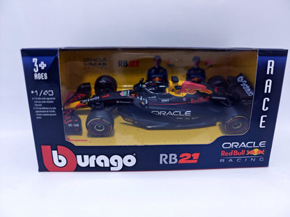 Red Bull Racing Formula 1 RB21 #1 Max Verstappen 2025 - F1 Burago Escala 1/43