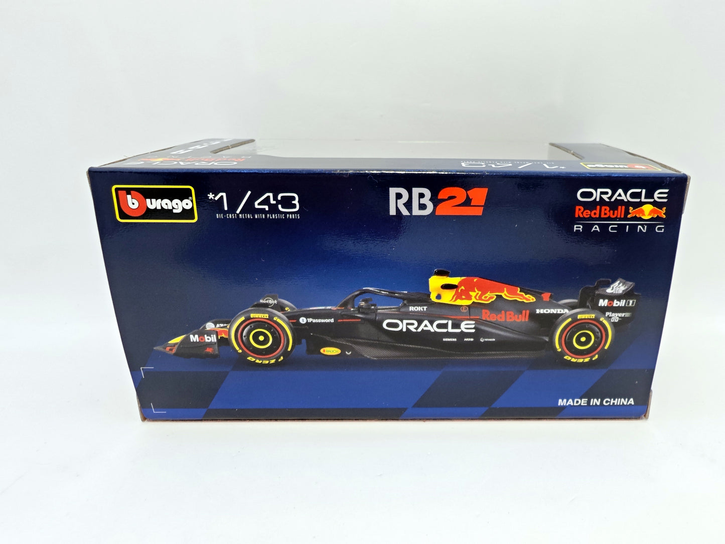 Red Bull Racing Formula 1 RB21 #1 Max Verstappen 2025 - F1 Burago Escala 1/43