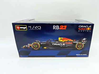 Red Bull Racing Formula 1 RB21 #1 Max Verstappen 2025 - F1 Burago Escala 1/43