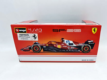 Ferrari Formula 1 SF25 #44 Lewis Hamilton - 2025 - F1 Burago Escala 1/43