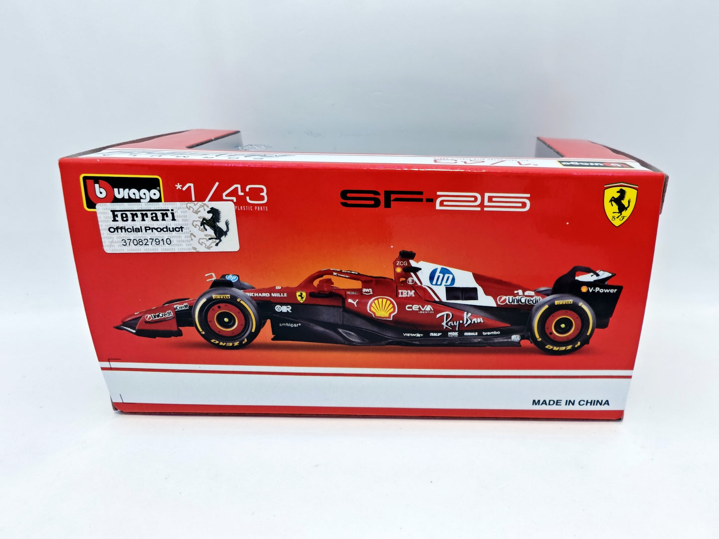 Ferrari Formula 1 SF25 #16 Charles Leclerc - 2025 - F1 Burago Escala 1/43