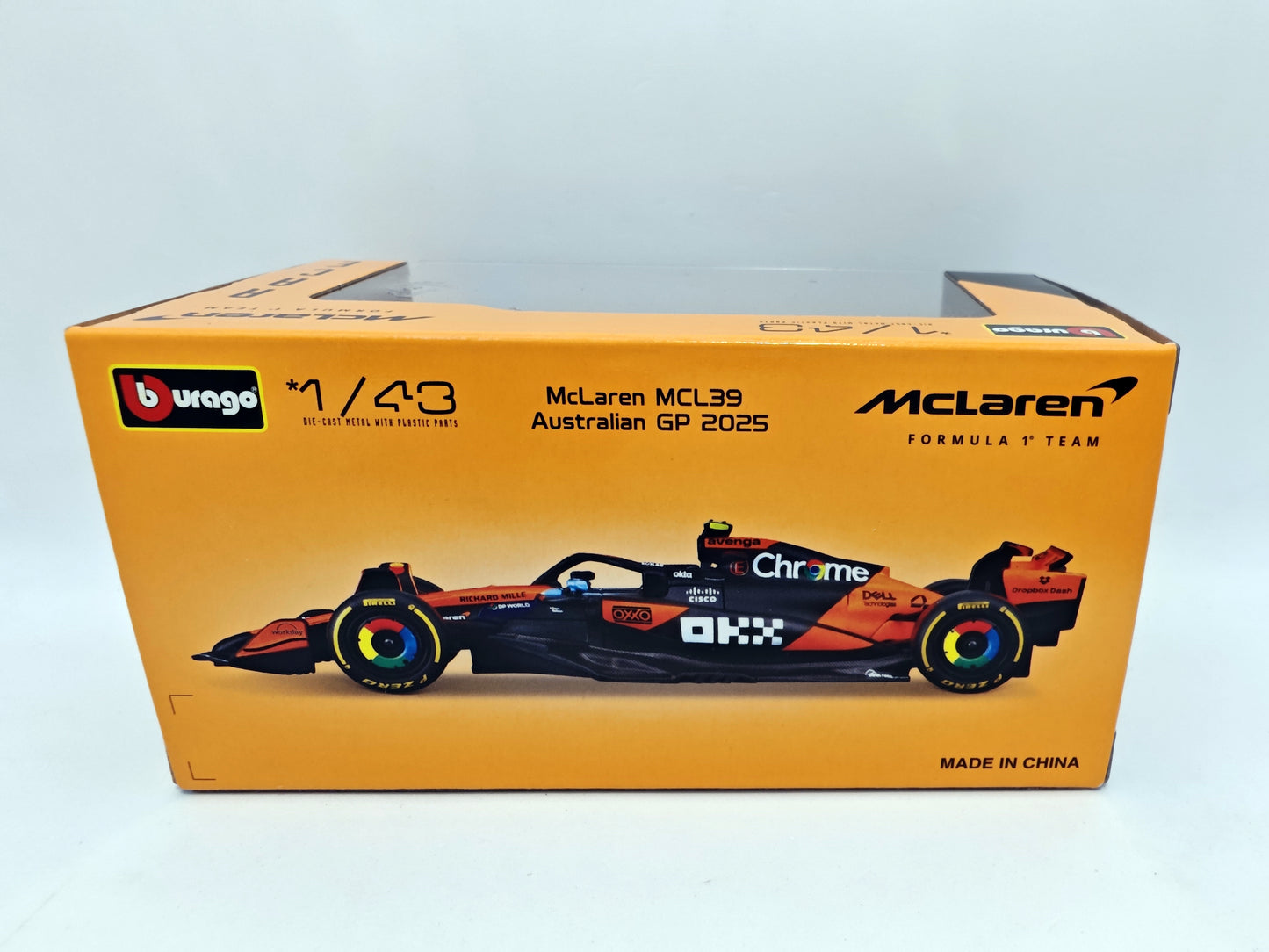 McLaren Formula 1 MCL39 #81 Oscar Piastri - 2025 - F1 Burago Escala 1/43