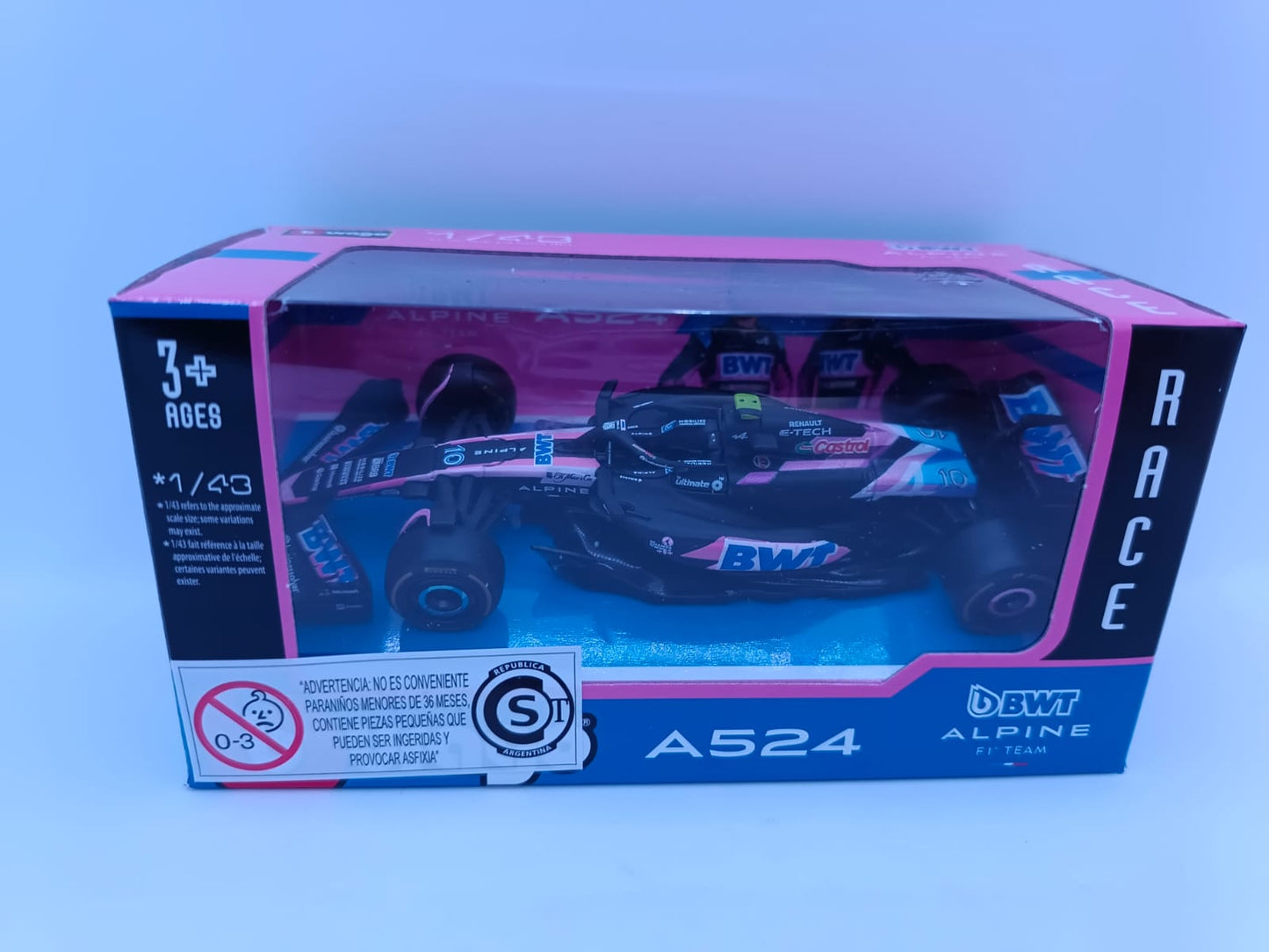 Alpine Formula 1 A524 #10 Pierre Gasly - 2024 - F1 Burago Escala 1/43