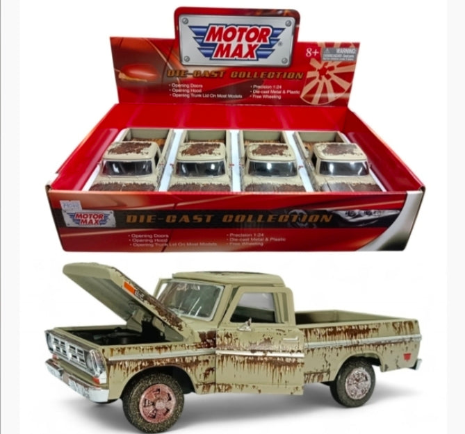 Ford F-100 Pick Up 1972 "Oxidada" - Escala 1/24 - Motormax - (Sin caja)