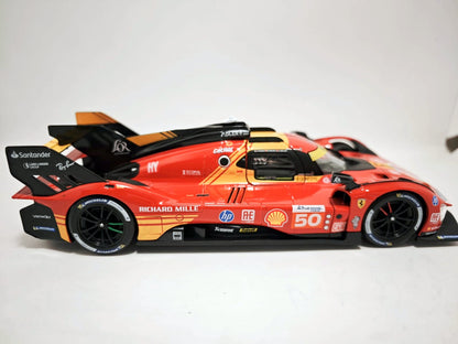 Ferrari 499P #50 - Escala 1/24 - Burago - (Sin caja)