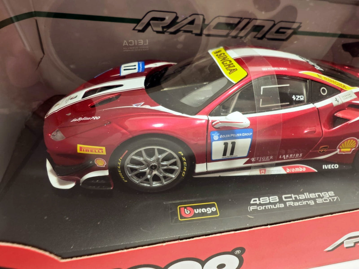 Ferrari 488 Challenge (Formula Racing 2017) - Escala 1/24 - Burago