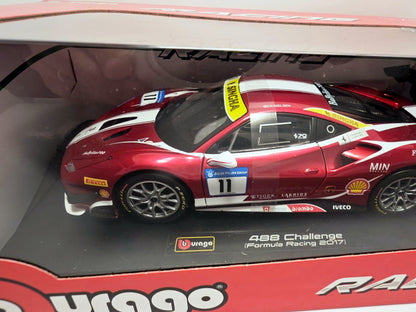 Ferrari 488 Challenge (Formula Racing 2017) - Escala 1/24 - Burago