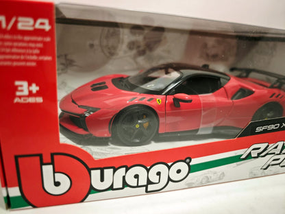 Ferrari SF90 XX Stradale - Escala 1/24 - Burago