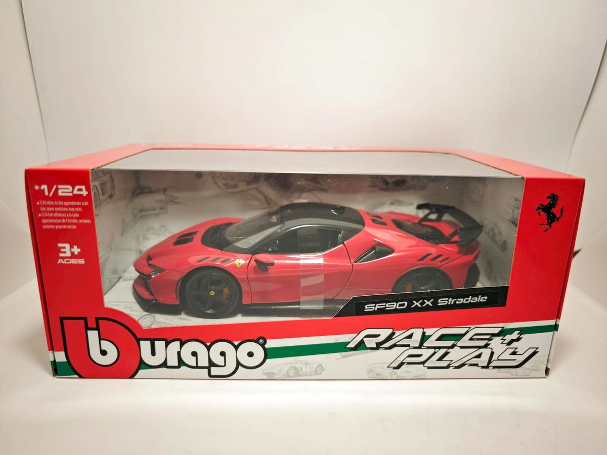 Ferrari SF90 XX Stradale - Escala 1/24 - Burago
