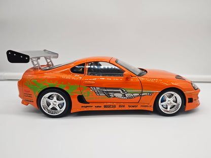Toyota Supra 1995 Brian O'Conner Rapido y Furioso - Escala 1/24 - c/Luz y Sonido - (sin caja)