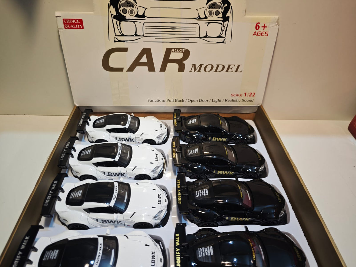 Toyota Supra GR Liberty Walk (LB-WORKS) - Escala 1/24 - c/Luz y Sonido - (sin caja)