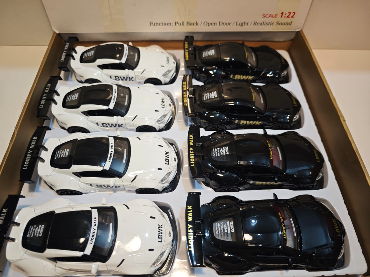 Toyota Supra GR Liberty Walk (LB-WORKS) - Escala 1/24 - c/Luz y Sonido - (sin caja)