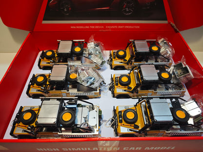 Land Rover Defender 110 Pickup Camel Trophy - Escala 1/24 - c/Luz y Sonido - (sin caja)