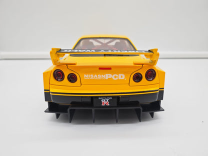 Nissan Skyline GT-R R34 Liberty Walk - Escala 1/24 - c/Luz y Sonido - (sin caja)