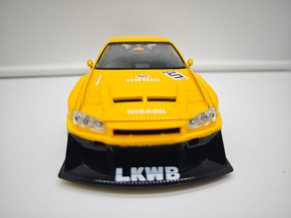 Nissan Skyline GT-R R34 Liberty Walk - Escala 1/24 - c/Luz y Sonido - (sin caja)