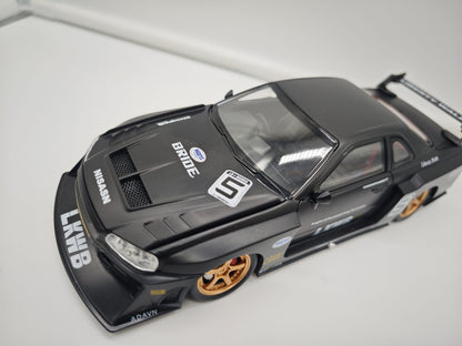 Nissan Skyline GT-R R34 Liberty Walk - Escala 1/24 - c/Luz y Sonido - (sin caja)