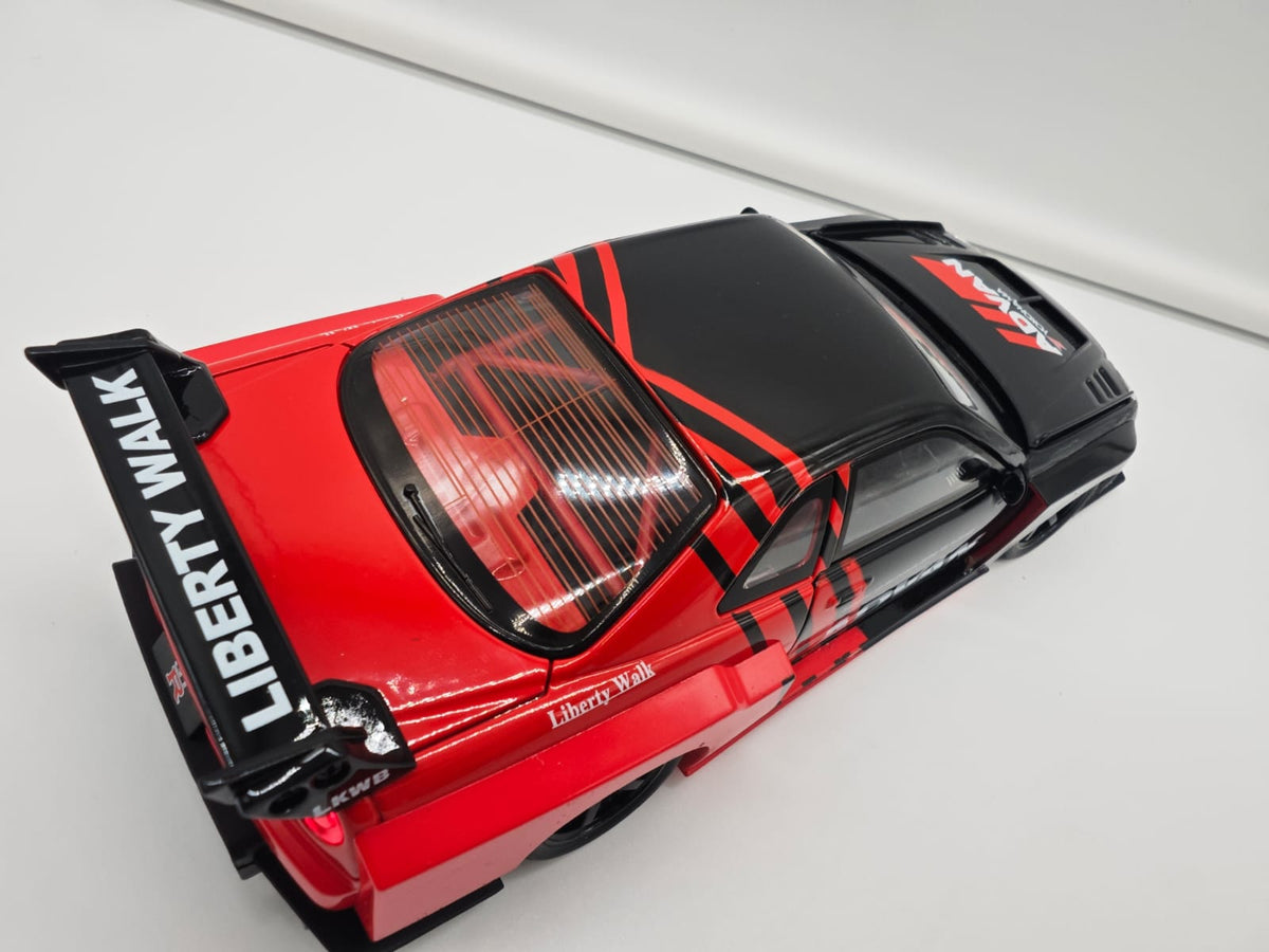 Nissan Skyline GT-R R34 Liberty Walk - Escala 1/24 - c/Luz y Sonido - (sin caja)
