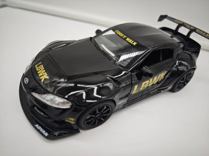 Toyota Supra GR Liberty Walk (LB-WORKS) - Escala 1/24 - c/Luz y Sonido - (sin caja)