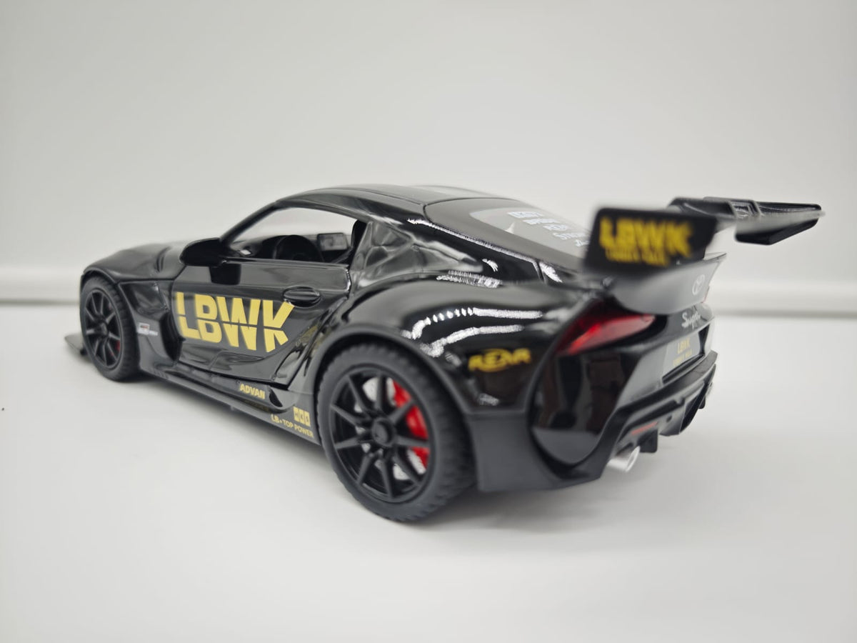 Toyota Supra GR Liberty Walk (LB-WORKS) - Escala 1/24 - c/Luz y Sonido - (sin caja)