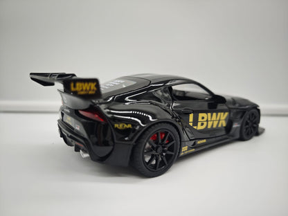 Toyota Supra GR Liberty Walk (LB-WORKS) - Escala 1/24 - c/Luz y Sonido - (sin caja)