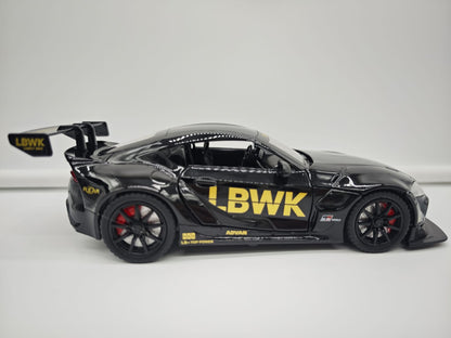 Toyota Supra GR Liberty Walk (LB-WORKS) - Escala 1/24 - c/Luz y Sonido - (sin caja)