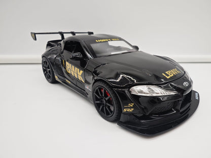 Toyota Supra GR Liberty Walk (LB-WORKS) - Escala 1/24 - c/Luz y Sonido - (sin caja)