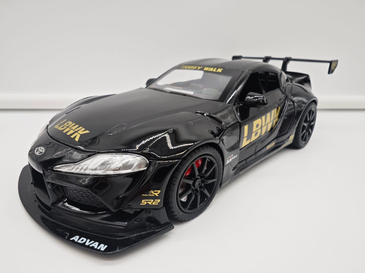 Toyota Supra GR Liberty Walk (LB-WORKS) - Escala 1/24 - c/Luz y Sonido - (sin caja)