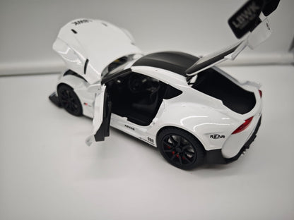 Toyota Supra GR Liberty Walk (LB-WORKS) - Escala 1/24 - c/Luz y Sonido - (sin caja)
