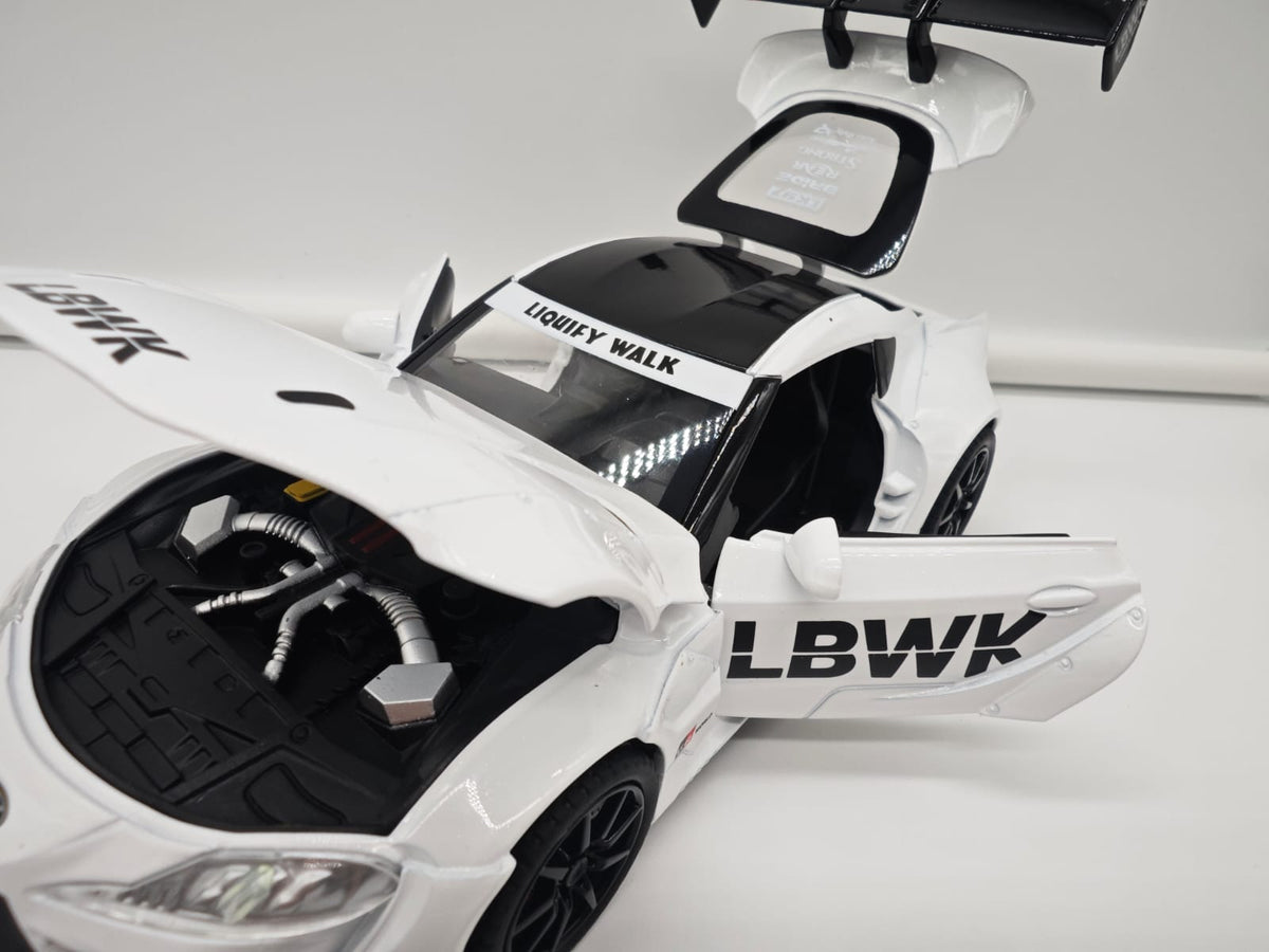Toyota Supra GR Liberty Walk (LB-WORKS) - Escala 1/24 - c/Luz y Sonido - (sin caja)
