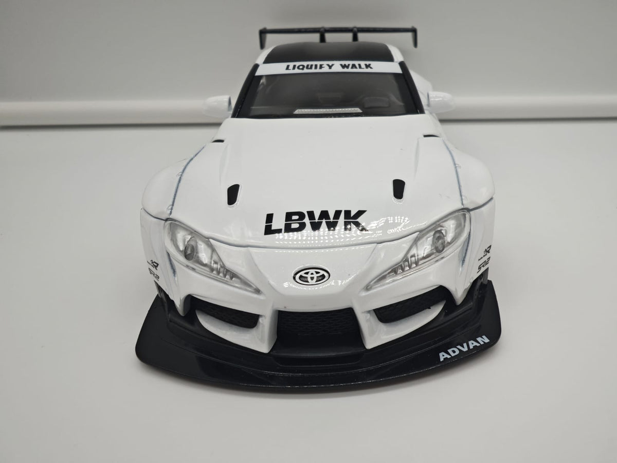 Toyota Supra GR Liberty Walk (LB-WORKS) - Escala 1/24 - c/Luz y Sonido - (sin caja)