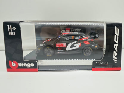 Toyota GR Yaris Rally 1 Hybrid - #17 Sebastien Ogier  - Escala 1/43 - Burago