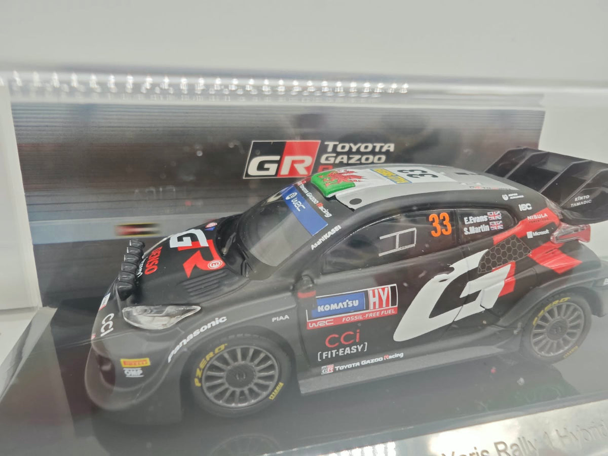 Toyota GR Yaris Rally 1 Hybrid - #33 Elfyn Evans  - Escala 1/43 - Burago