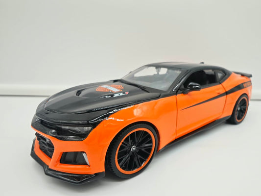 Chevrolet Camaro ZL1 2017 "Harley Davidson" - Escala 1/24 - Maisto - (Sin caja)