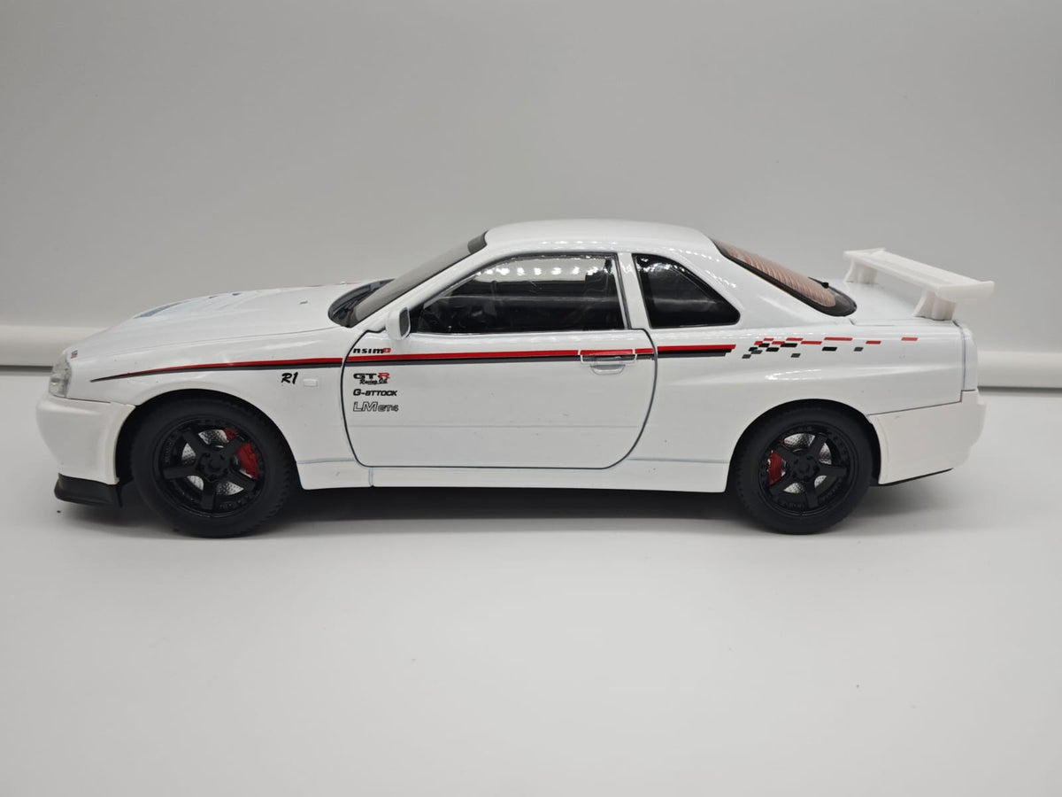 Nissan Skyline GT-R R34 Nismo - Escala 1/24 - c/Luz y Sonido - (sin caja)