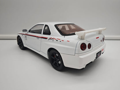 Nissan Skyline GT-R R34 Nismo - Escala 1/24 - c/Luz y Sonido - (sin caja)
