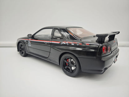 Nissan Skyline GT-R R34 Nismo - Escala 1/24 - c/Luz y Sonido - (sin caja)