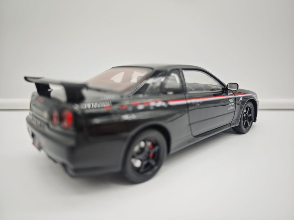 Nissan Skyline GT-R R34 Nismo - Escala 1/24 - c/Luz y Sonido - (sin caja)