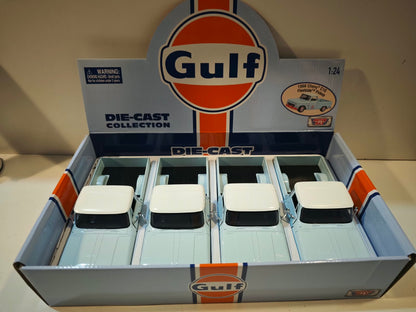 Chevy C10 Pickup 1966 Gulf - Escala 1/24 - MotorMax - (Sin caja)